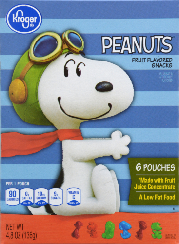 Kroger® Peanuts Fruit Snacks Perspective: front