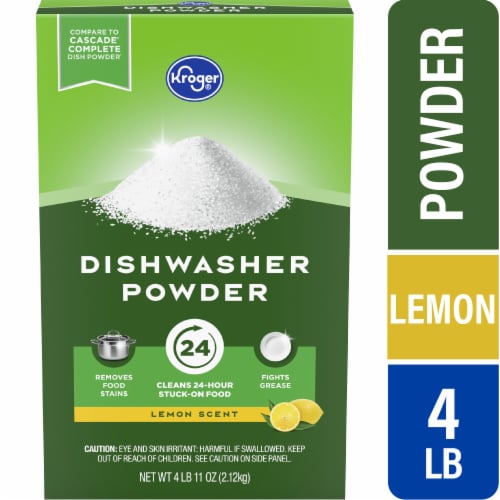 Kroger® Lemon Scent Dishwasher Detergent Powder Perspective: front