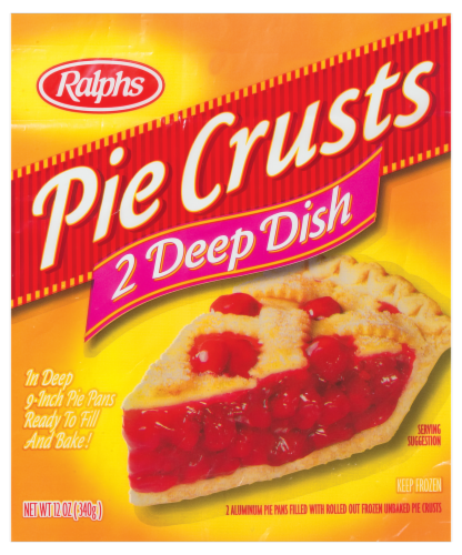 Ralphs Frozen Deep Dish Pie Crusts Perspective: front