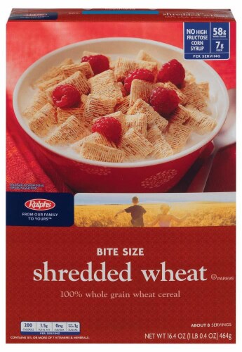 Ralphs Bite Size Shredded Wheat Perspective: front