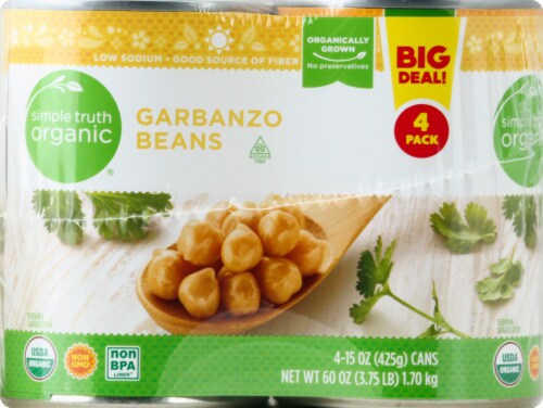 Simple Truth Organic® Garbanzo Beans BIG Deal! Perspective: front