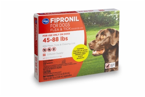 Kroger Fipronil Squeeze On Flea Tick for Dogs 3 ct Ralphs