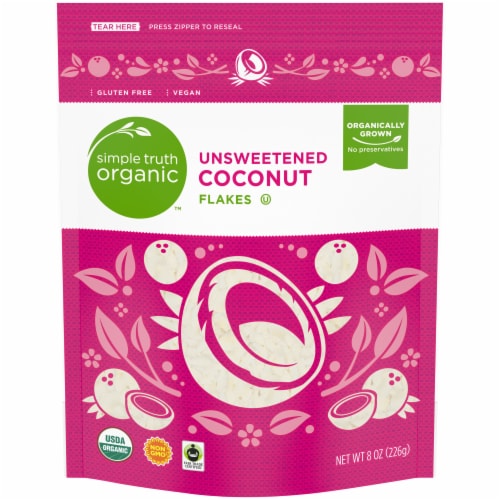 Simple Truth Organic™ Unsweetened Coconut Flakes Perspective: front