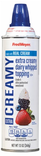 Fred Meyer® Extra Creamy Dairy Whipped Cream Topping Perspective: front