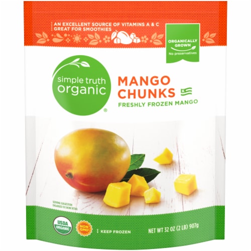 Simple Truth Organic® Freshly Frozen Mango Chunks Perspective: front