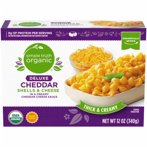 Simple Truth Organic® Deluxe Cheddar Shells & Cheese Perspective: front