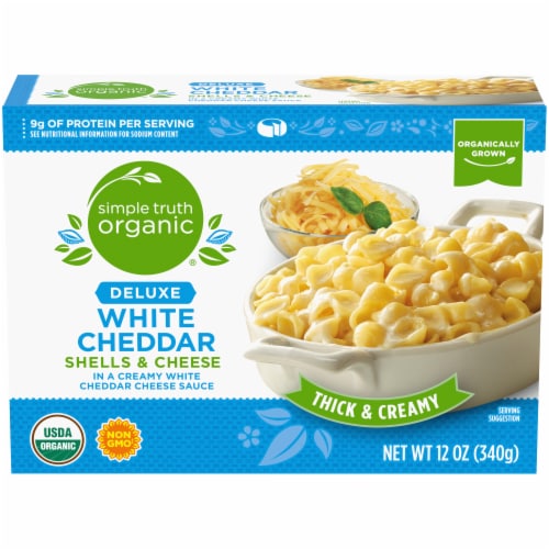 Simple Truth Organic® Deluxe White Cheddar Shells & Cheese Perspective: front