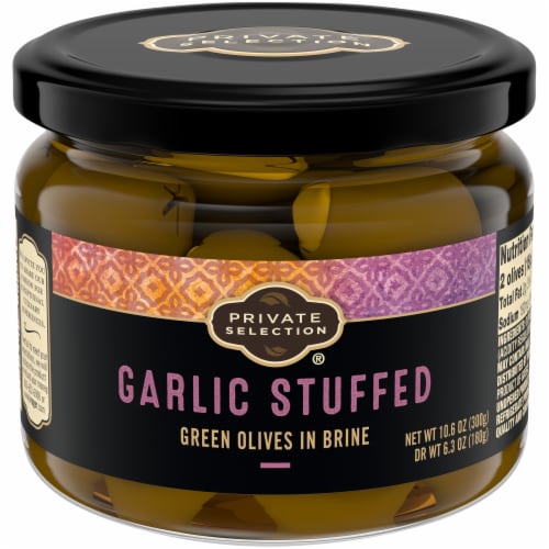 Private Selection™ Garlic Stuffed Green Olives Perspective: front