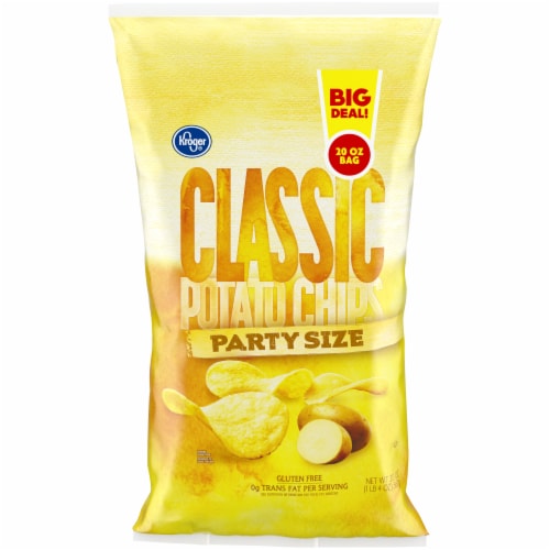 Kroger® Classic Potato Chips Party Size Perspective: front