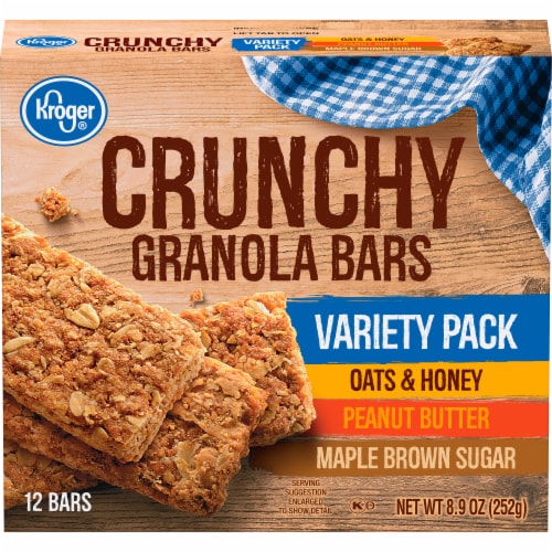 Kroger® Crunchy Granola Bars Perspective: front