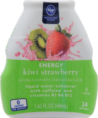 Kroger® Strawberry Kiwi Energy Liquid Water Enhancer Perspective: front