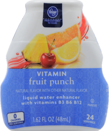 Kroger® Fruit Punch Liquid Water Enhancer Perspective: front