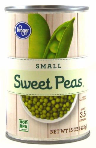 Kroger® Small Canned Sweet Peas Perspective: front