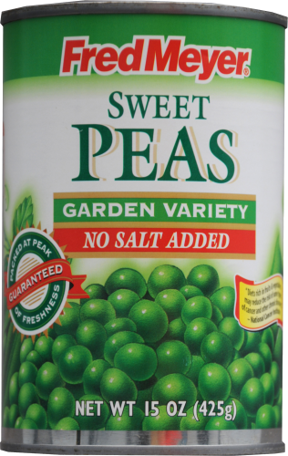 Fred Meyer® Sweet Peas with No Salt Added Perspective: front