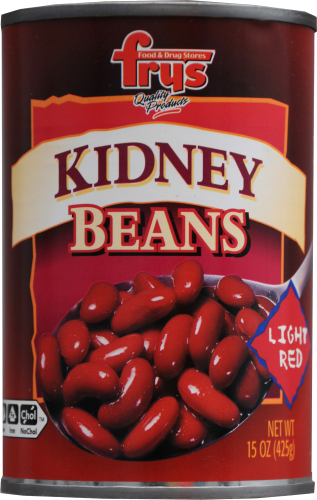Fry's Light Red Kidney Beans Perspective: front