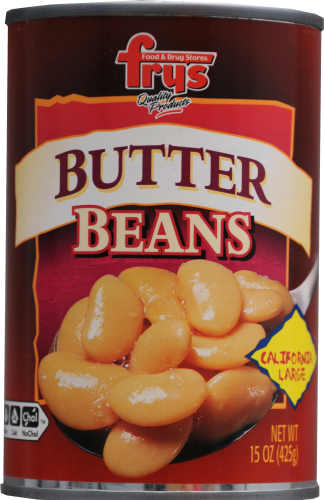 Fry's® Butter Beans Perspective: front
