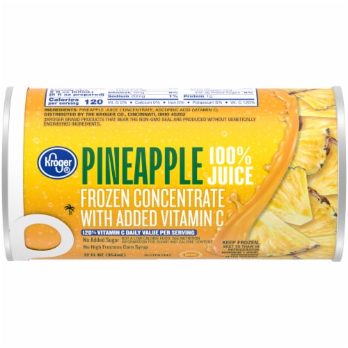 Kroger® Frozen 100% Pineapple Juice, 12 fl oz - Kroger