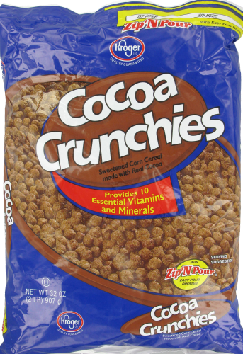 Kroger® Cocoa Crunchies Cereal Perspective: front