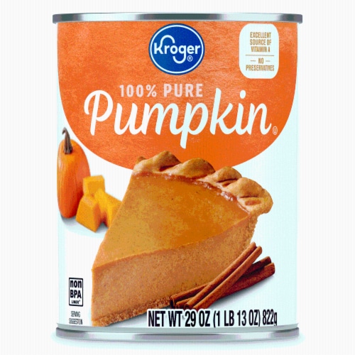 Kroger® 100% Pure Canned Pumpkin Puree Perspective: front