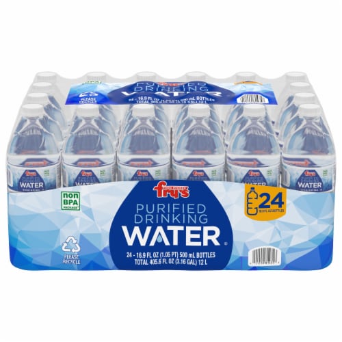 Kroger® Purified Mini Bottled Water, 24 bottles / 8 fl oz - Fry's