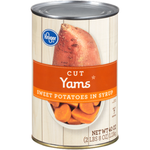 Kroger® Cut Sweet Potato Yams in Syrup Perspective: front
