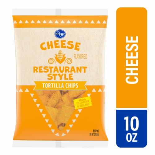 Kroger® Nacho Cheese Flavored Corn Tortilla Chips Perspective: front