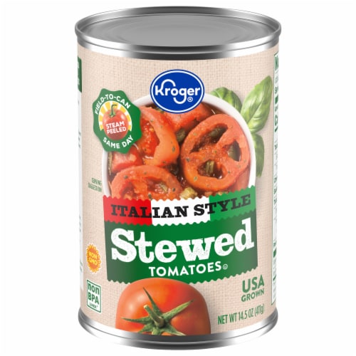 Kroger® Italian Style Stewed Tomatoes Perspective: front