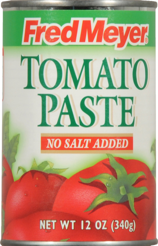 Fred Meyer® No Salt Added Tomato Paste Perspective: front