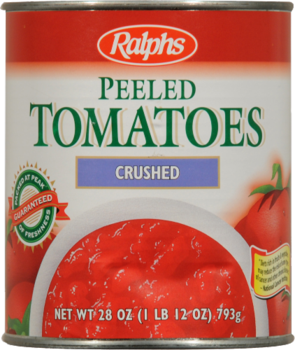 Ralphs Crushed Peeled Tomatoes Perspective: front