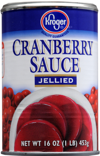 Kroger® Jellied Cranberry Sauce Perspective: front