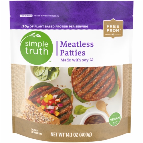 Simple Truth™ Vegan Meatless Burger Patties, 14.1 oz - Ralphs