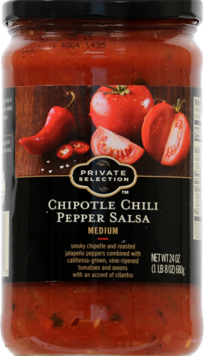 Private Selection™ Chipotle Chili Pepper Medium Salsa Perspective: front