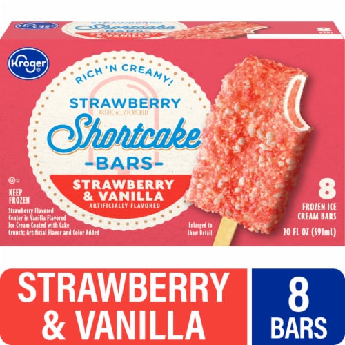 Kroger® Arctic Blasters Strawberry Shortcake Bars Perspective: front