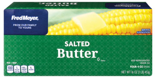 Fred Meyer® Salted Butter Sticks Perspective: front