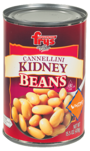 Fry's White Cannellini Kidney Beans Perspective: front