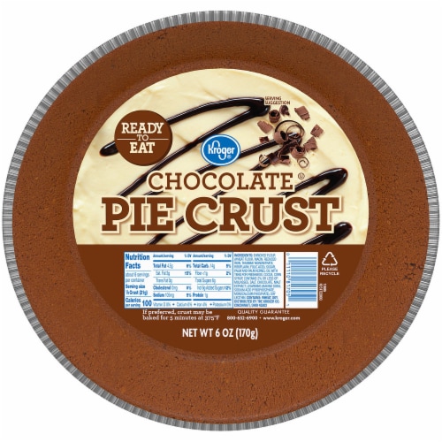Kroger® Chocolate Pie Crust Perspective: front