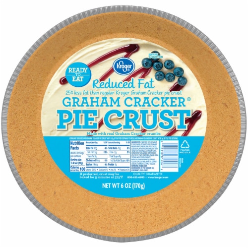 Kroger® Reduced Fat Graham Cracker Pie Crust Perspective: front