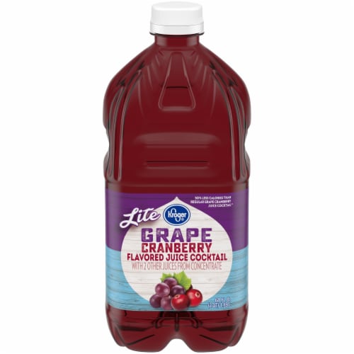Kroger® Lite Grape Cranberry Flavored Juice Cocktail Perspective: front