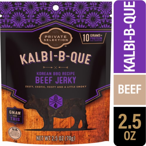 Private Selection™ Kalbi-B-Que Korean BBQ Recipe Beef Jerky Perspective: front