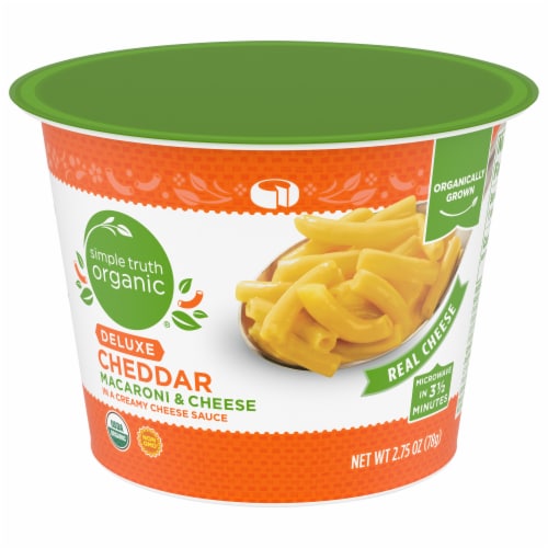 Simple Truth Organic® Deluxe Macaroni & Cheese Cup Perspective: front