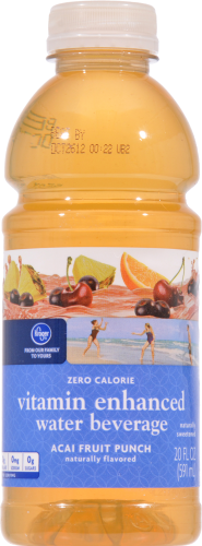 Kroger® Acai Fruit Punch Vitamin Enhanced Water Perspective: front