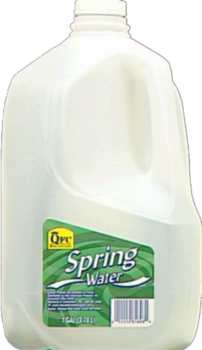 Quality Food Centers Spring Water Perspective: front
