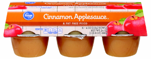 Kroger® Cinnamon Applesauce Bowls Perspective: front