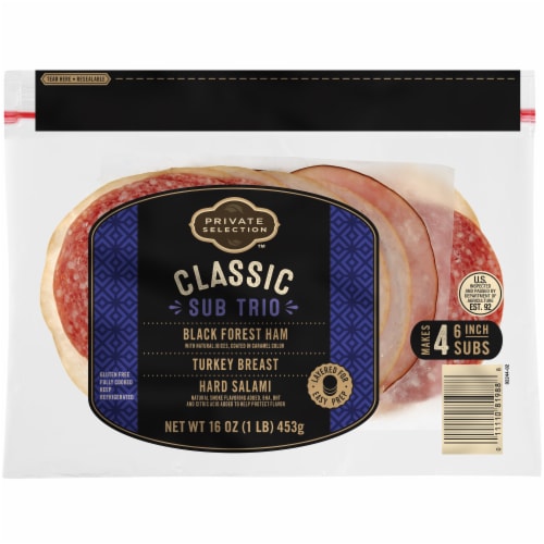 Private Selection™ Classic Sub Trio Lunch Meats Variety Pack Perspective: front