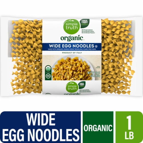 Simple Truth Organic™ Wide Egg Noodles Perspective: front