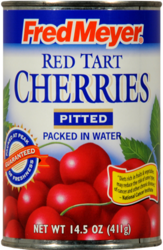Fred Meyer® Red Tart Pitted Cherries in Water Perspective: front