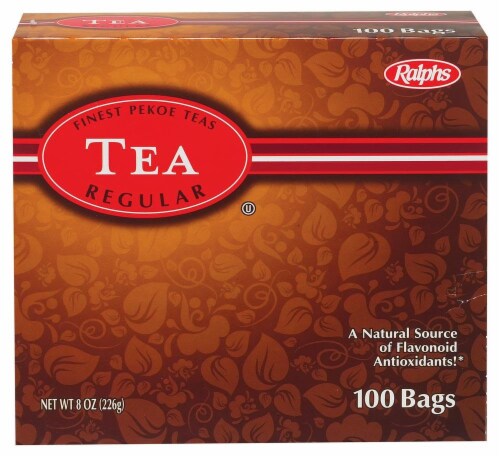 Ralphs Regular Tea Bags Perspective: front
