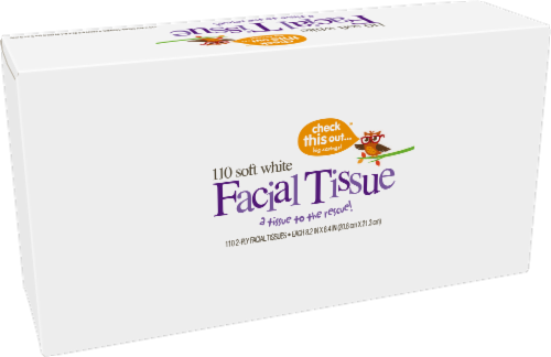 p$$T... Soft Facial Tissue - White Perspective: front