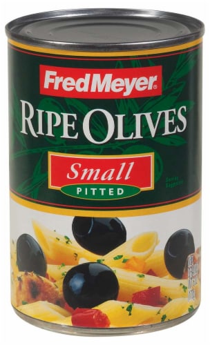Fred Meyer® Small Pitted Ripe Olives Perspective: front