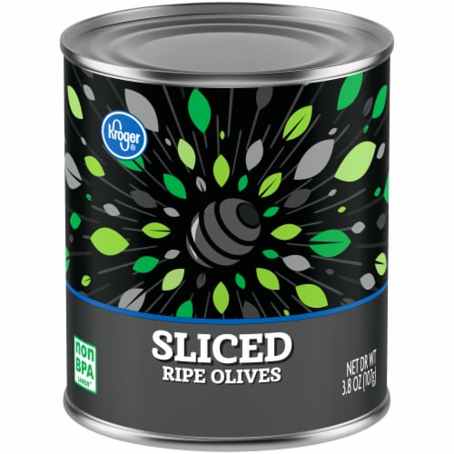 Kroger Sliced Black Ripe Olives Perspective: front